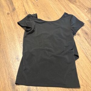 Express Black Short Sleeve Top